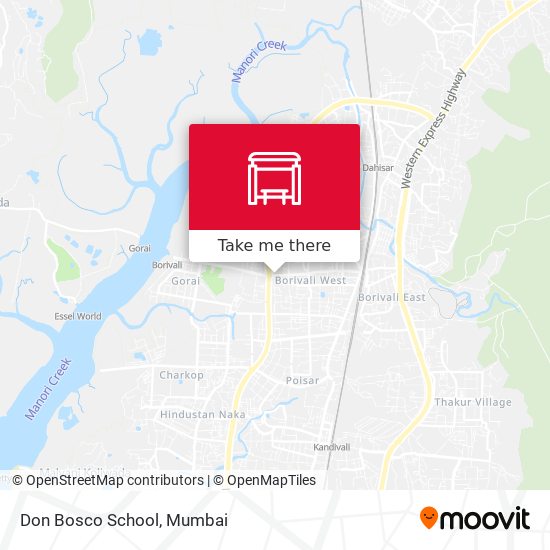 Don Bosco School map