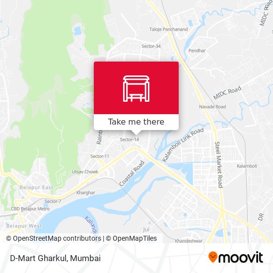 D-Mart Gharkul map