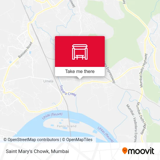 Saint Mary's Chowk map