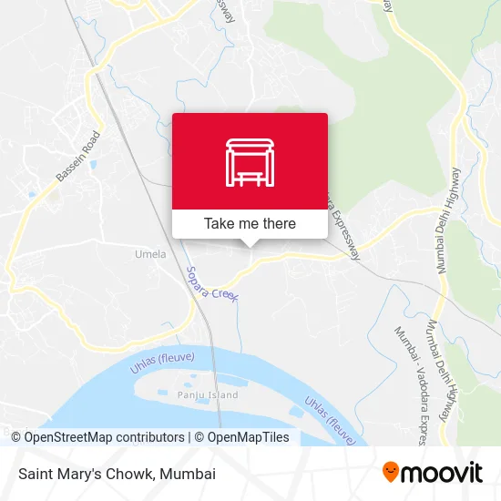 Saint Mary's Chowk map