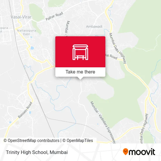 Trinity High School map