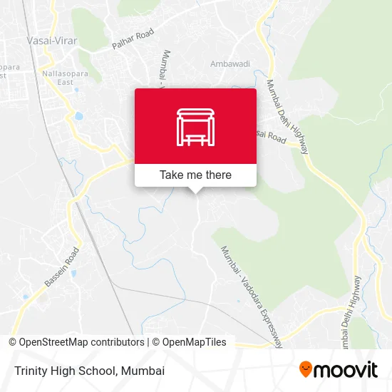 Trinity High School map