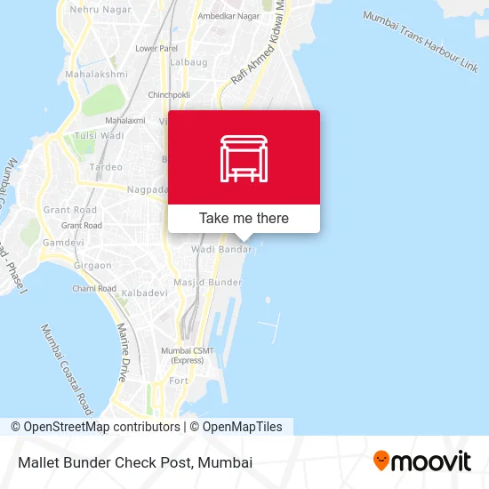Mallet Bunder Check Post map