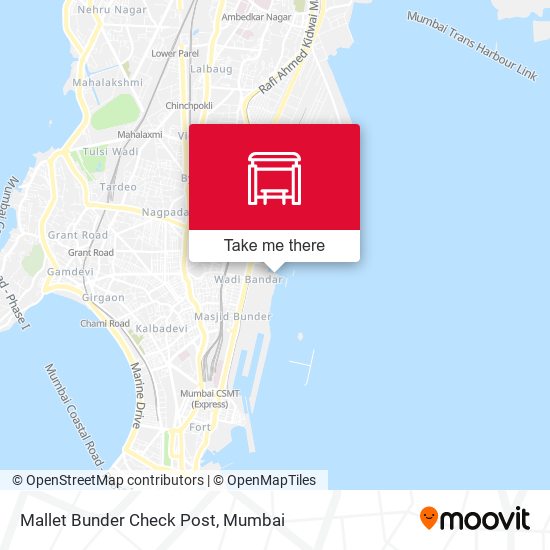 Mallet Bunder Check Post map