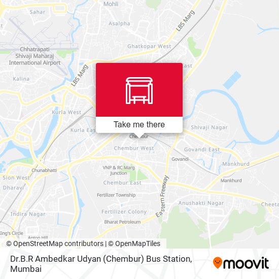 Dr.B.R Ambedkar Udyan (Chembur) Bus Station map