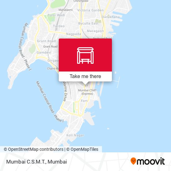 Mumbai C.S.M.T. map