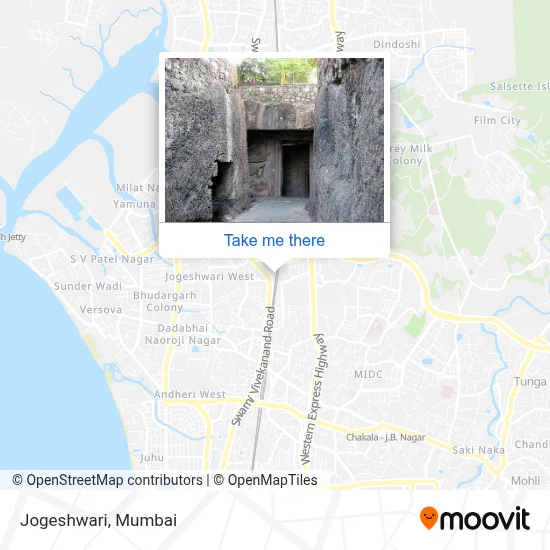 Jogeshwari map
