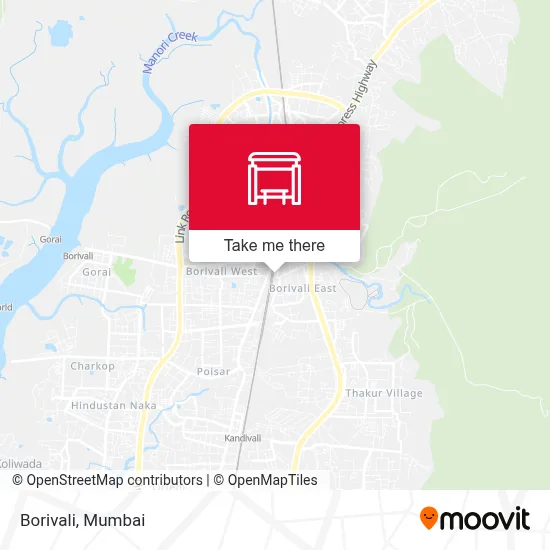 Borivali map