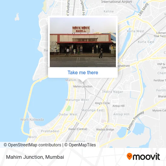 Mahim Junction map