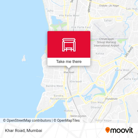 Khar Road map