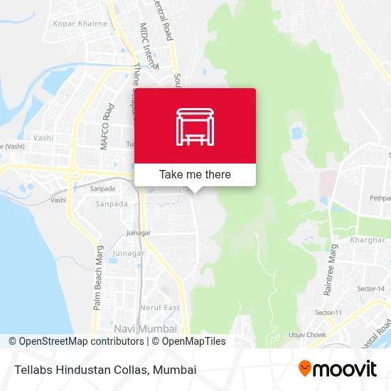 Tellabs Hindustan Collas map