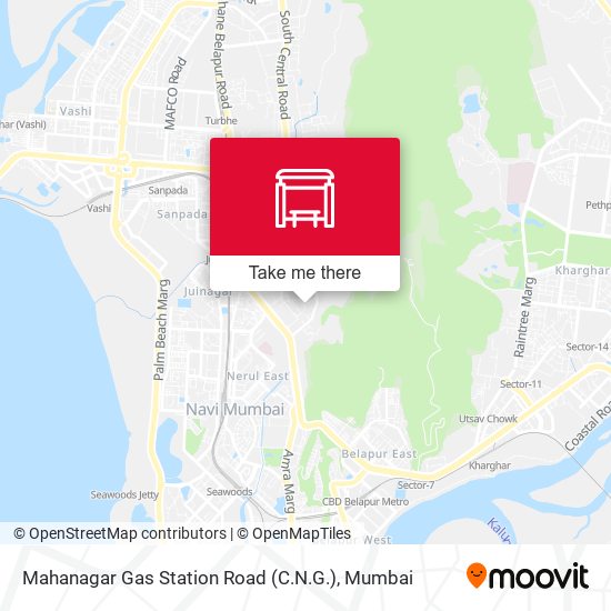 Mahanagar Gas Station Road (C.N.G.) map