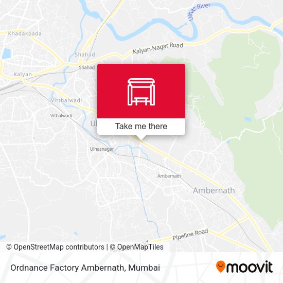 Ordnance Factory Ambernath map