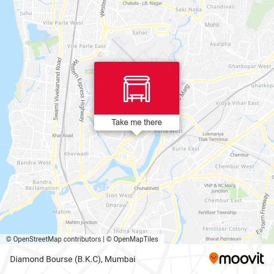 Diamond Bourse (B.K.C) map