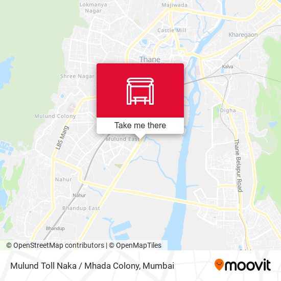 Mulund Toll Naka / Mhada Colony map