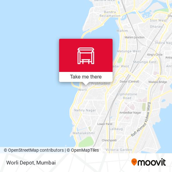 Worli Depot map