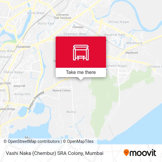 Vashi Naka (Chembur) SRA Colony map