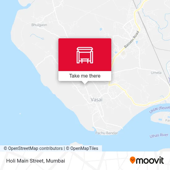 Holi Main Street map