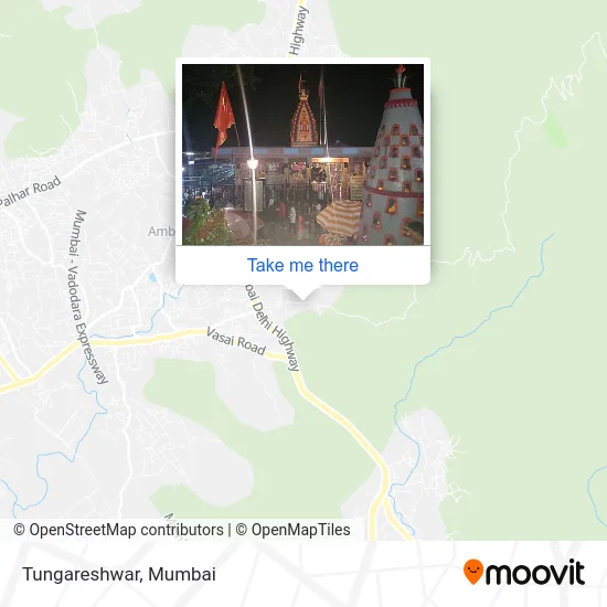 Tungareshwar map