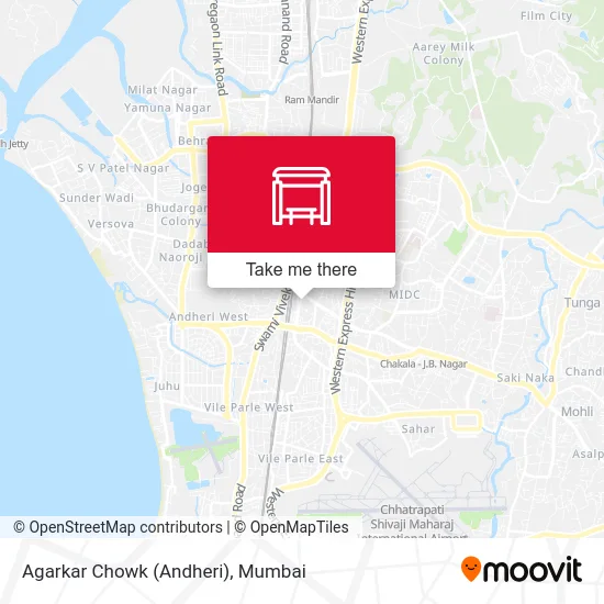 Agarkar Chowk (Andheri) map