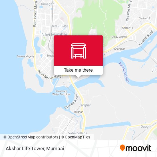 Akshar Life Tower map