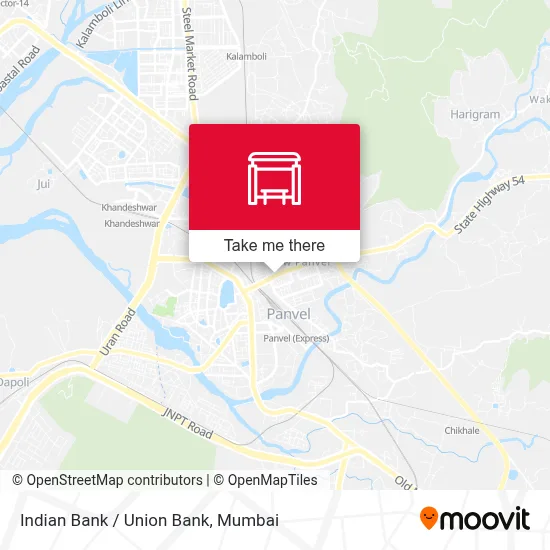 Indian Bank / Union Bank map