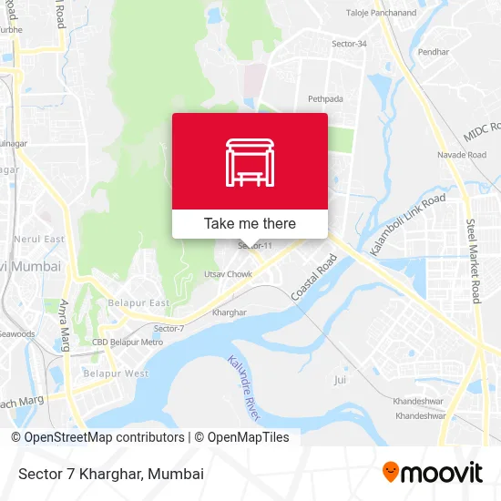 Sector 7 Kharghar map
