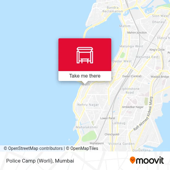Police Camp (Worli) map