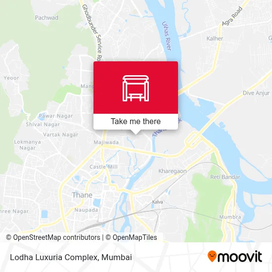 Lodha Luxuria Complex map