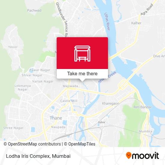 Lodha Iris Complex map