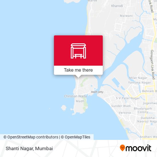 Shanti Nagar map