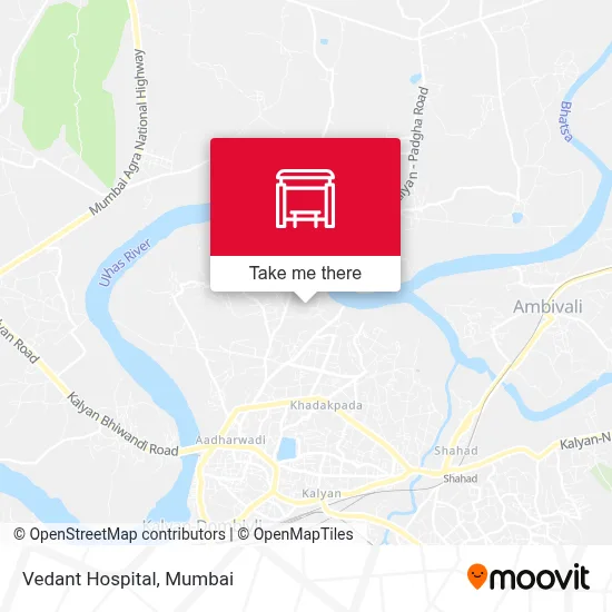Vedant Hospital map