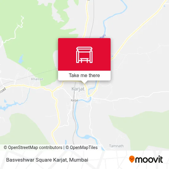 Basveshwar Chowk Karjat map