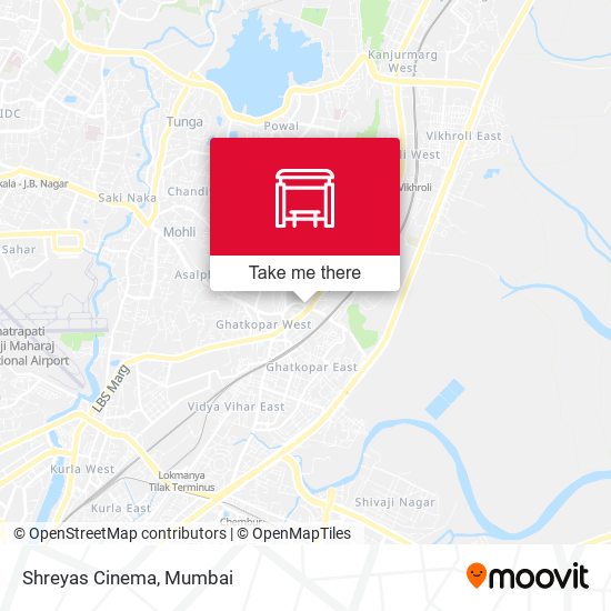 Shreyas Cinema map