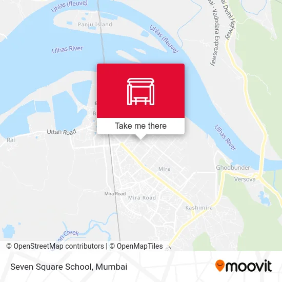 Seven Square School map