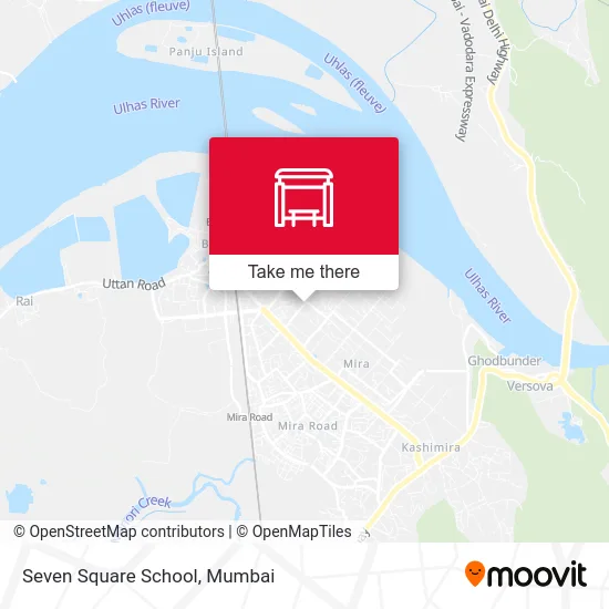 Seven Square School map