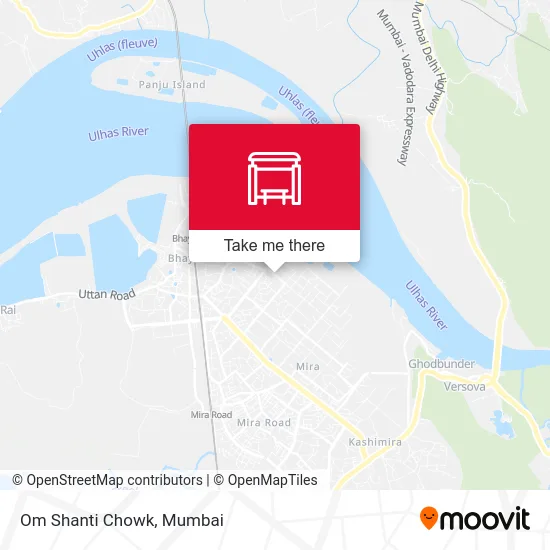 Om Shanti Chowk map