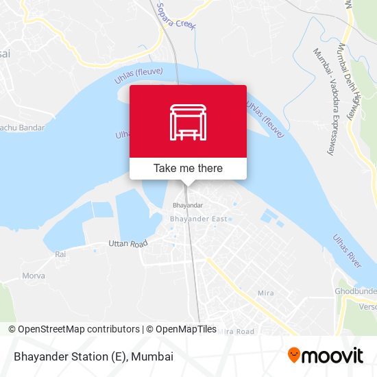 Bhayander Station (E) map