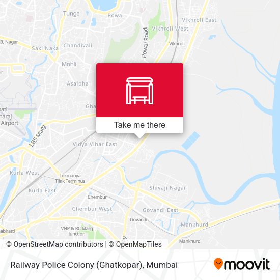 Railway Police Colony (Ghatkopar) map