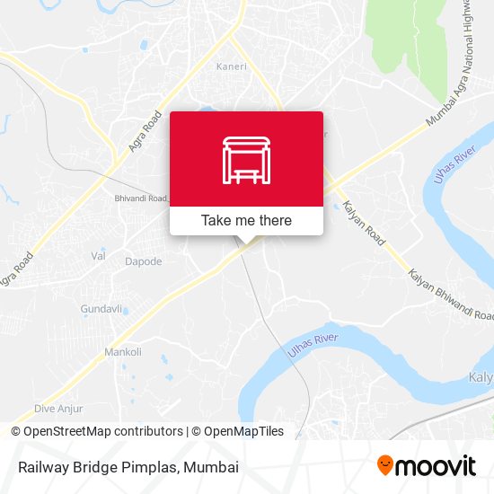 Railway Bridge Pimplas map