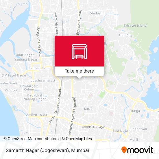 Samarth Nagar (Jogeshwari) map