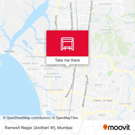 Ramesh Nagar (Andheri W) map