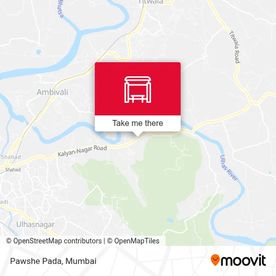 Pawshe Pada map