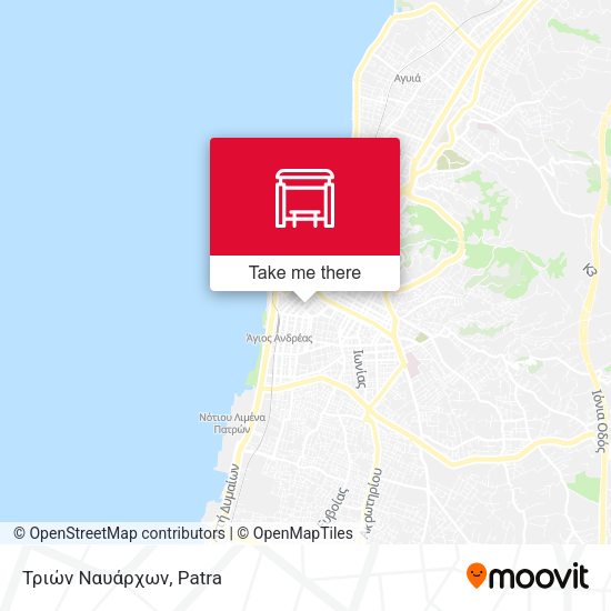 Τριών Ναυάρχων map