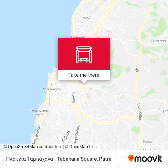 Πλατεία Ταμπάχανα - Tabahana Square map