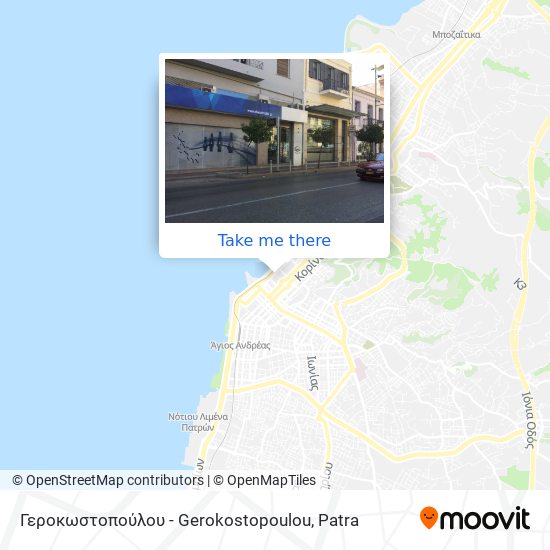 Γεροκωστοπούλου - Gerokostopoulou map