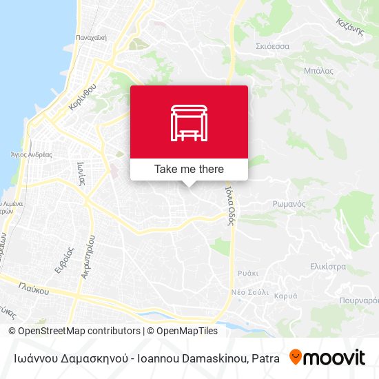 Ιωάννου Δαμασκηνού - Ioannou Damaskinou map