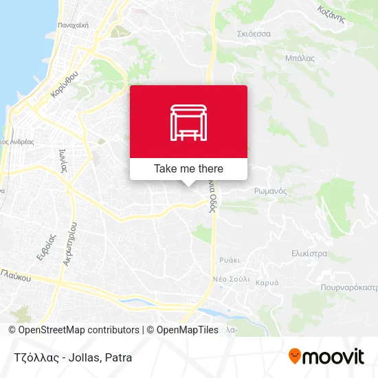Τζόλλας - Jollas map