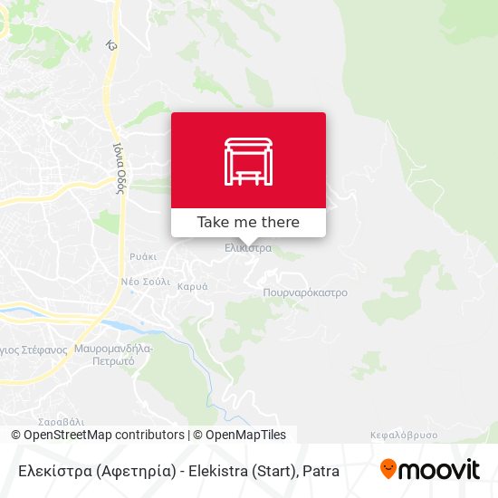 Ελεκίστρα (Αφετηρία) - Elekistra (Start) map