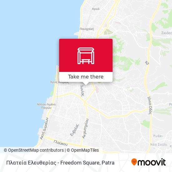 Πλατεία Ελευθερίας - Freedom Square map